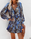 Fuel Clothing | Bold Floral Mini Dress for Vibrant Elegance