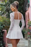 Fuel Clothing | Women's Lace Sleeve Bodycon Mini Dress